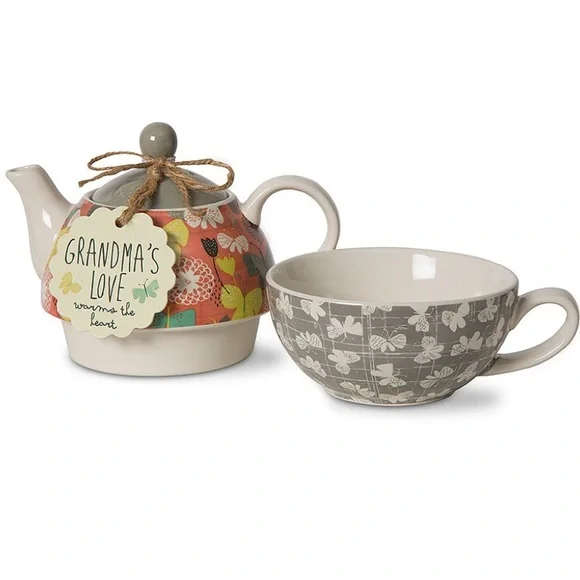 Grandma’s Love-Teapot & cup gift set. So cute! Pavilion Gift Company.  NWT boxed - Picture 4 of 6